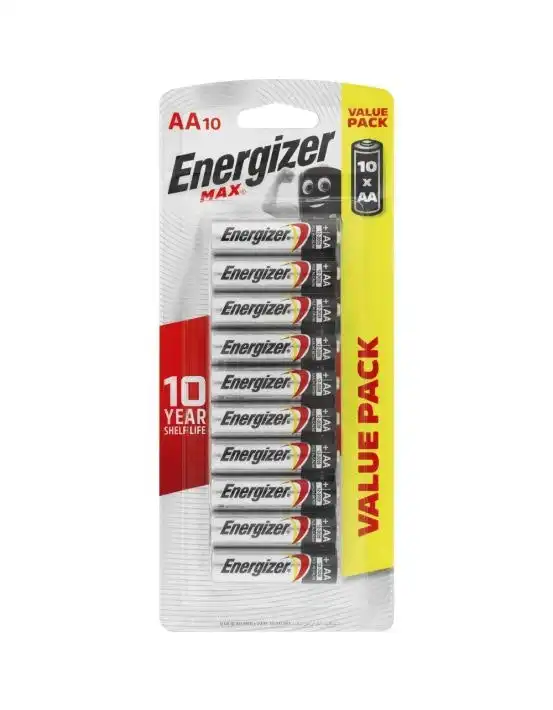 Energizer Max AA Batteries 10 Pack