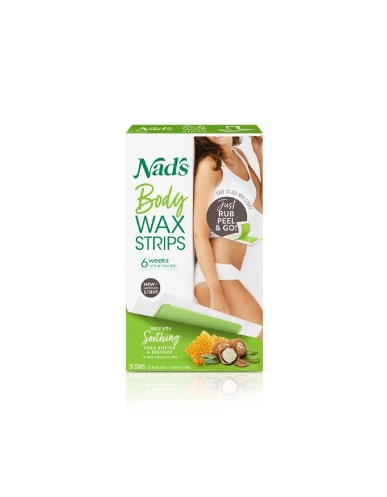 Nad's Body Wax Strips for Normal Skin 20 Strips