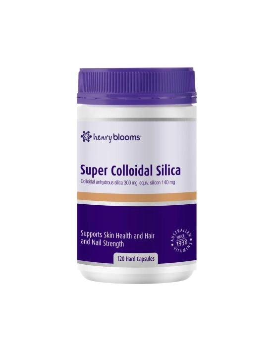 Henry Blooms Super Colloidal Silica 120 Capsules