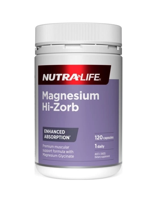 Nutra-Life Magnesium Hi-Zorb 120 Capsules