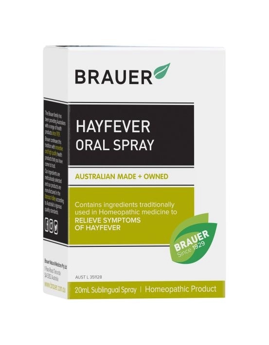 Brauer Hayfever Oral Spray 20mL