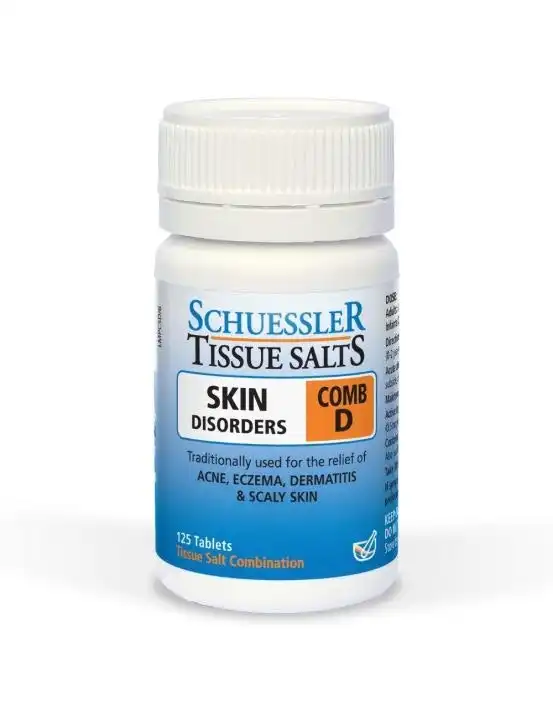 Martin & Pleasance Schuessler Comb D Skin Disorders 125 Tablets