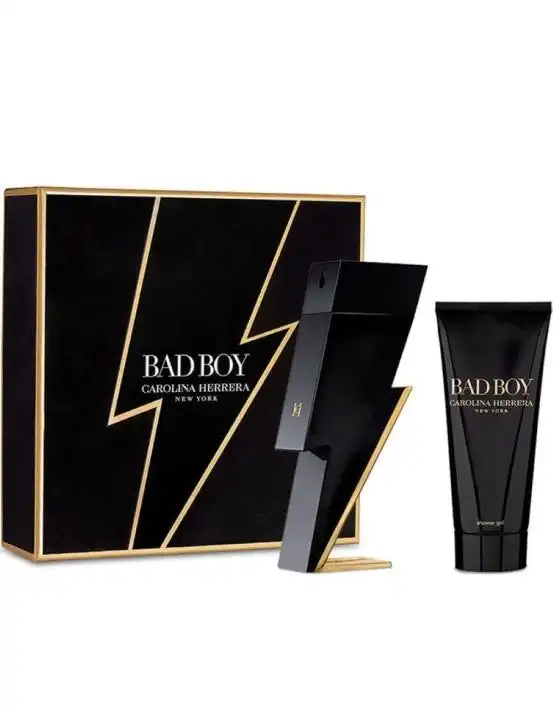 Carolina Herrera Bad Boy Set Eau De Toilette 100ml 2 Piece Gift Set