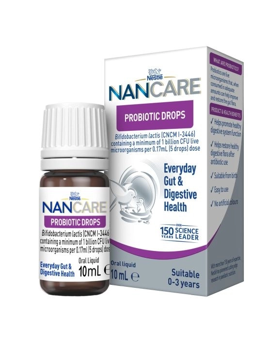 Nan Care Probiotic Drops Everyday Gut & Digestive Health 10ml