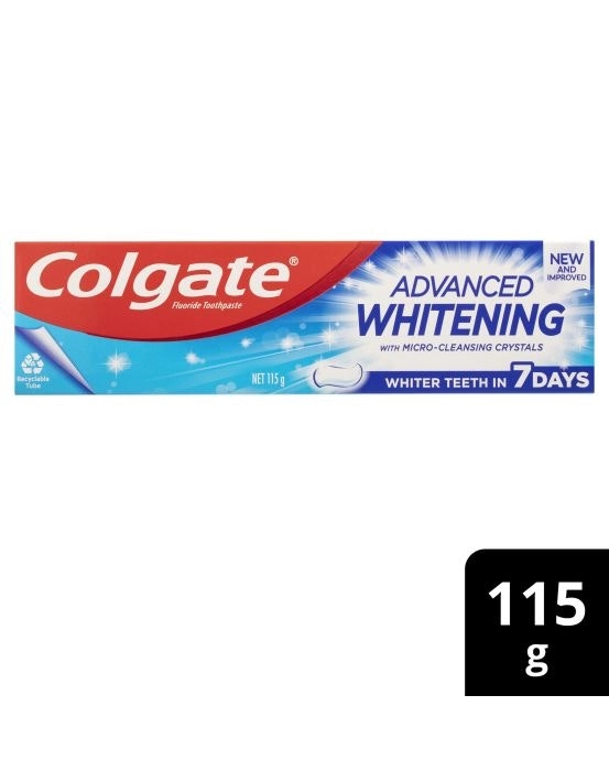 Colgate Toothpaste Advanced Whitening 115g