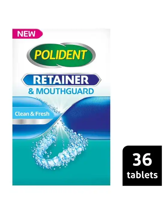 Polident Retainer & Mouthguard Daily Cleanser 36 Tablets