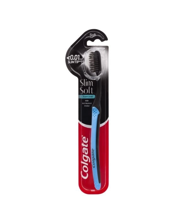 Colgate Slim Soft Charcoal Toothbrush Soft