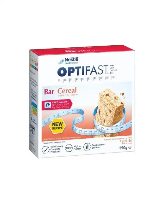 OPTIFAST VLCD Bars Cereal 6 x 65g