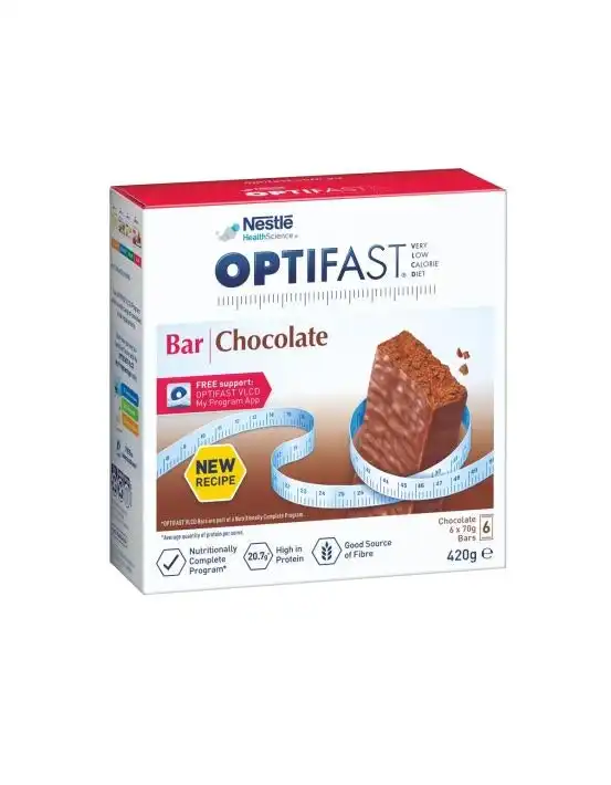 OPTIFAST VLCD Bars Chocolate 6 x 65g