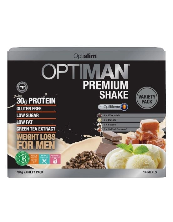 OptiSlim Optiman Premium Shake Variety 14 x 56g