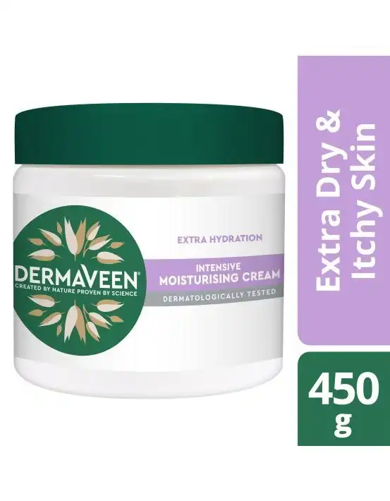 DermaVeen Intensive Extra Hydration Moisturising Cream 450g