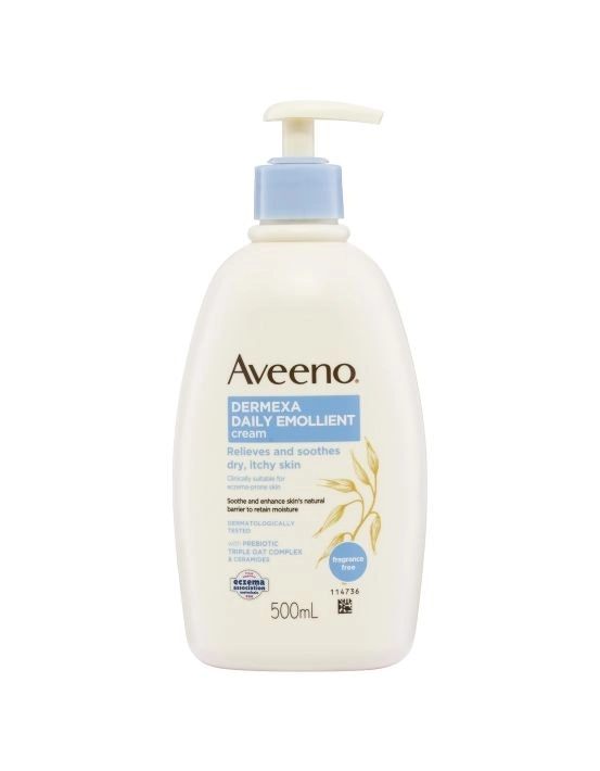 Aveeno Dermexa Daily Emollient Moisturising Cream 500ml