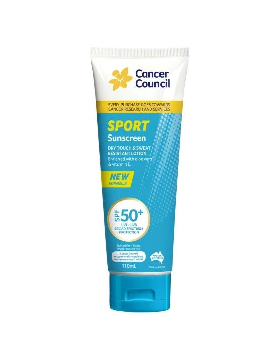 Cancer Council Sport Dry Touch Sunscreen SPF50+ 110ml