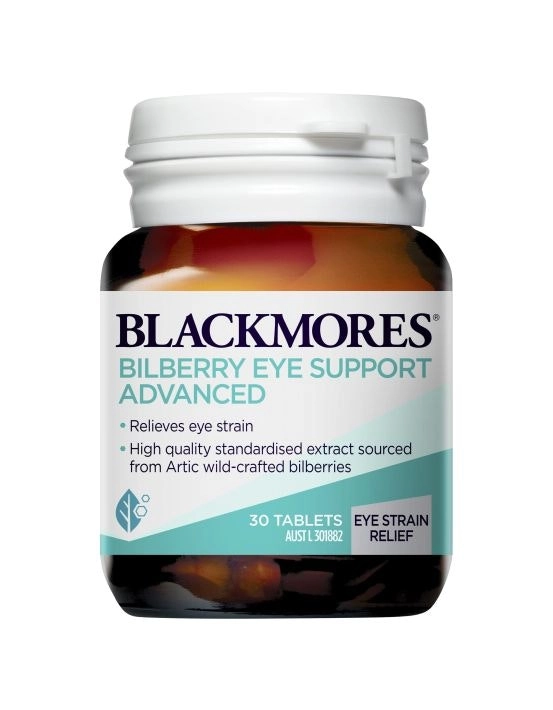 Blackmores Bilberry Eye Support Advanced 30 Tablets