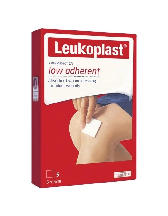 Leukomed LA Dressing 5cm x 5cm 5 Pack