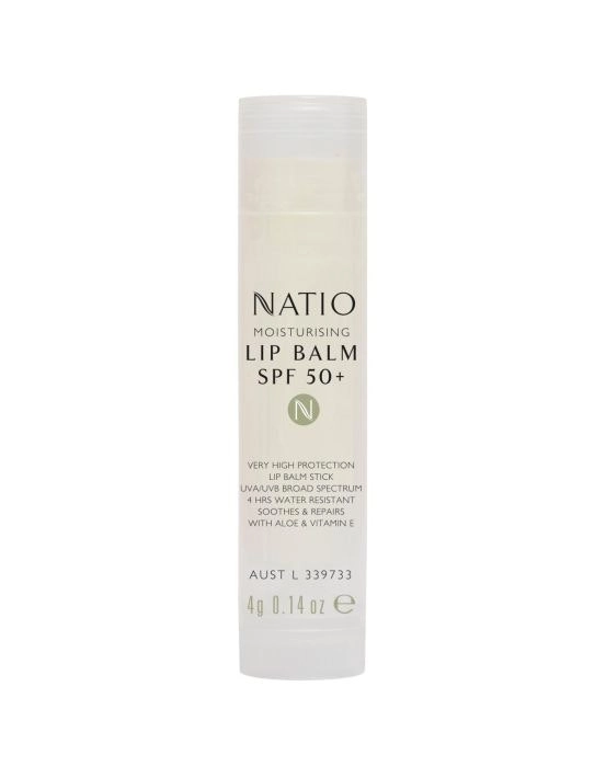 Natio Moisturising Lip Balm SPF 50+ 4g