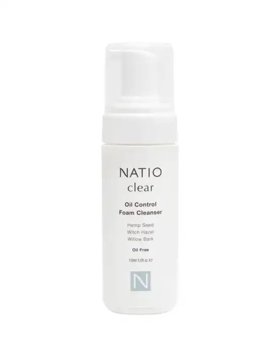 Natio Clear Oil Control Foam Cleanser 150ml