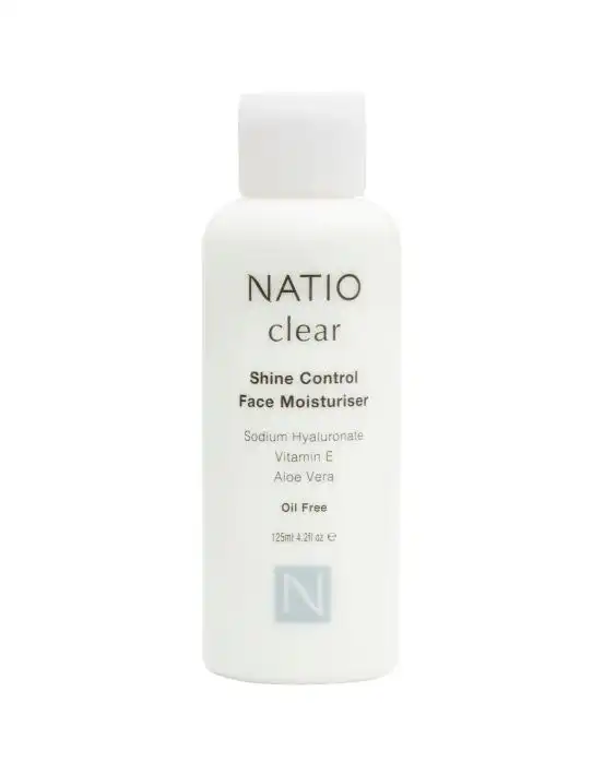 Natio Clear Shine Control Face Moisturiser 125ml