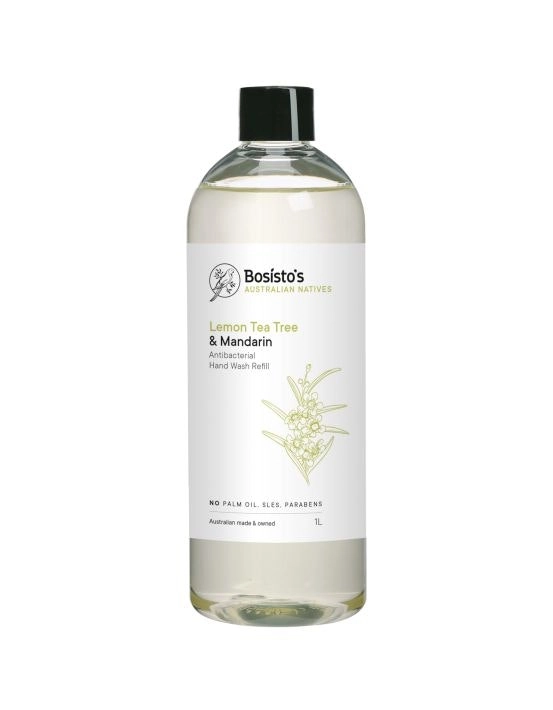 Bosisto's Lemon Tea Tree & Mandarin Hand Wash Refill 1L