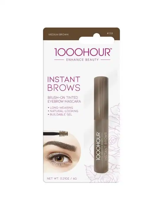 1000 Hour Instant Brows Mascara Medium Brown