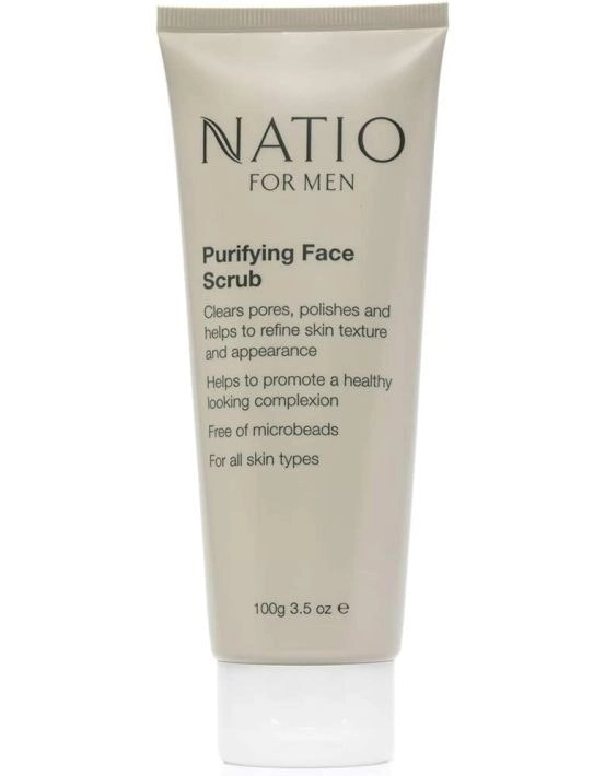 Natio For Men Purifying Face Scrub