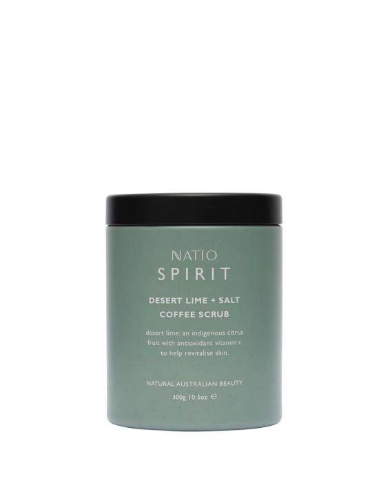 Natio Spirit Lime & Salt Coffee Scrub 300g