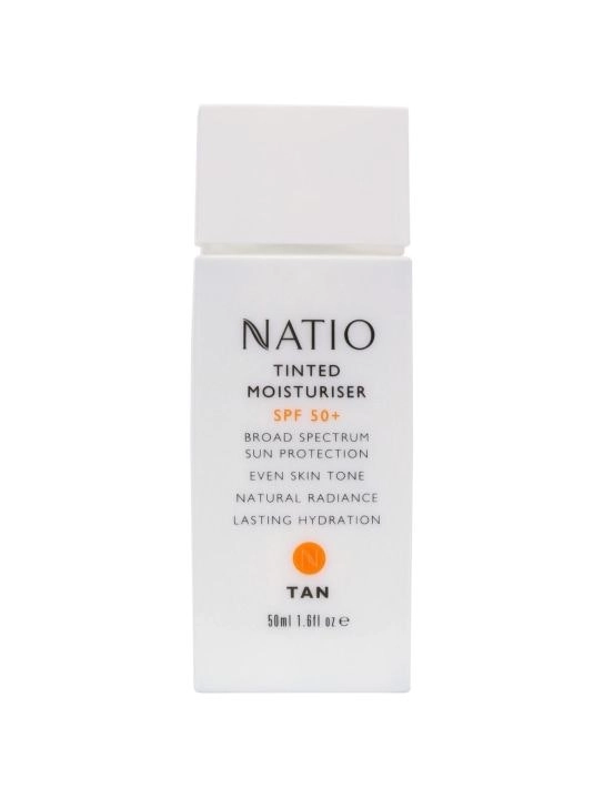 Natio Tinted Moisturiser Tan SPF50+ 50ml