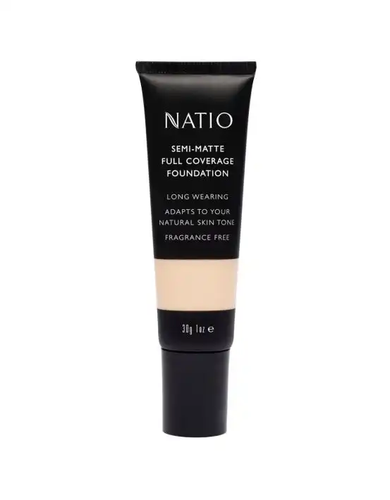 Natio Semi-Matte Full Cover Foundation Shell