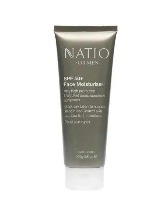 Natio Mens SPF50 Face Moisturiser