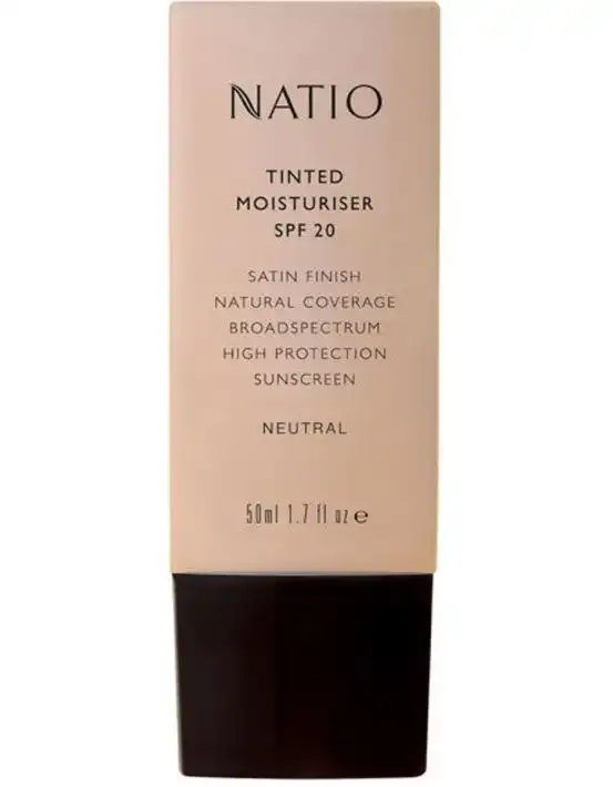 Natio Tinted Moisturiser SPF20 In Honey 50ml