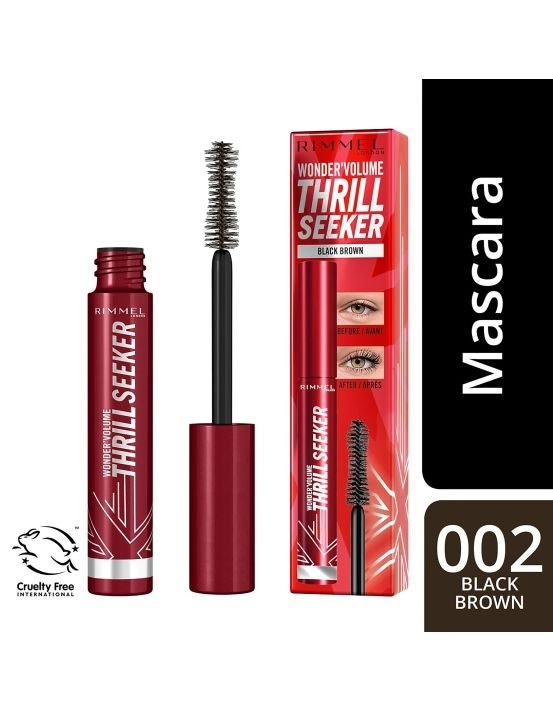 Rimmel Wonder Volume Thrill Seeker Mascara Black Brown