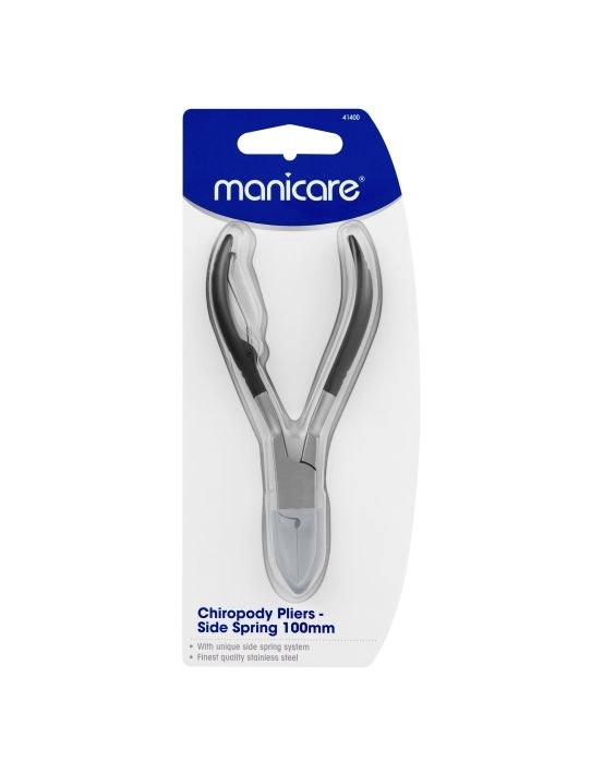 Manicare Chiropody Pliers 100mm with Side Spring 