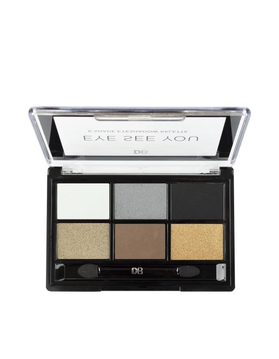 Designer Brands Eye See You 6 Shade Eyeshadow Palette Smoke & Glitter