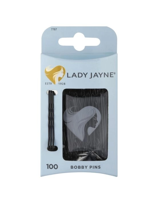 Lady Jayne Black Bobby Pins 100 Pack