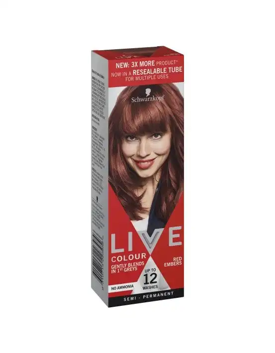 Schwarzkopf Live Colour Red Embers 75ml