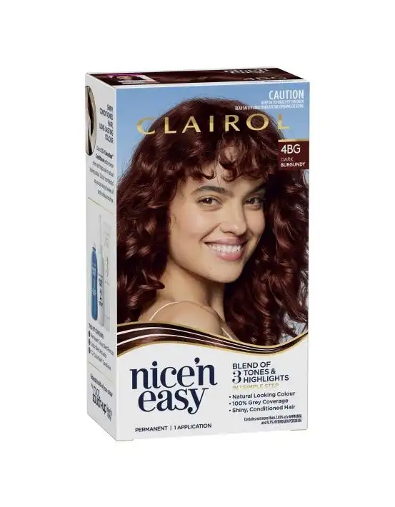 Clairol Nice 'N Easy 4BG Dark Burgundy