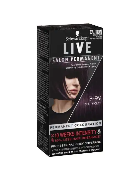 Schwarzkopf Live Salon Permanent 3-99 Deep Violet