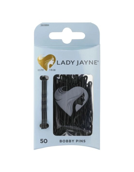 Lady Jayne Black Bobby Pins 50 Pack