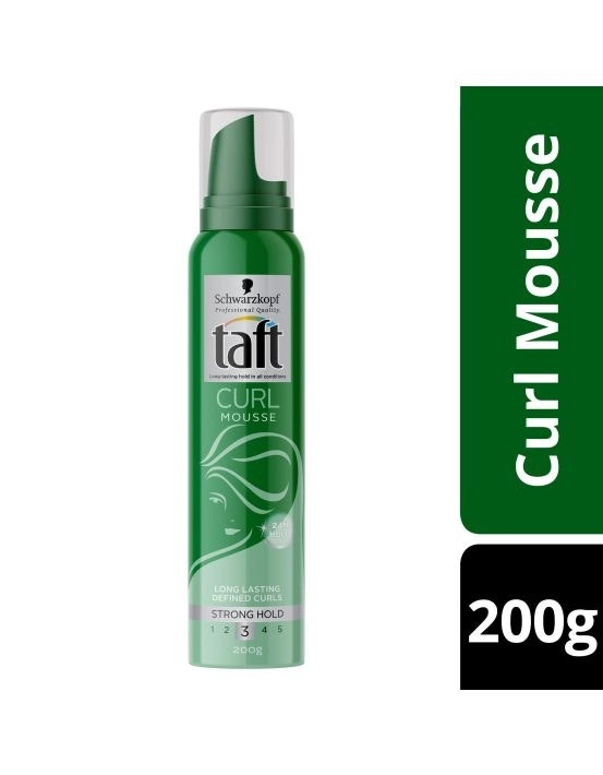 Schwarzkopf Taft Curl Defining Strong Hold Mousse 200g