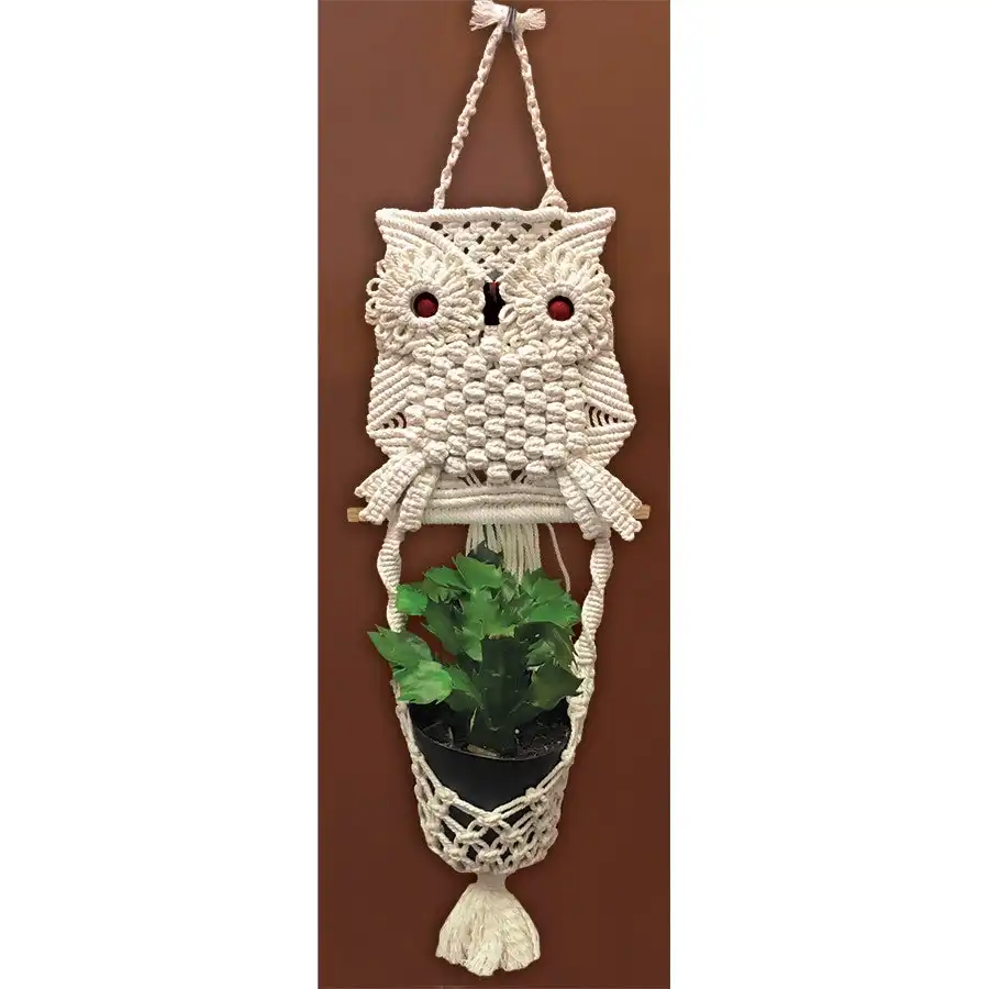 Owl Planter Macrame