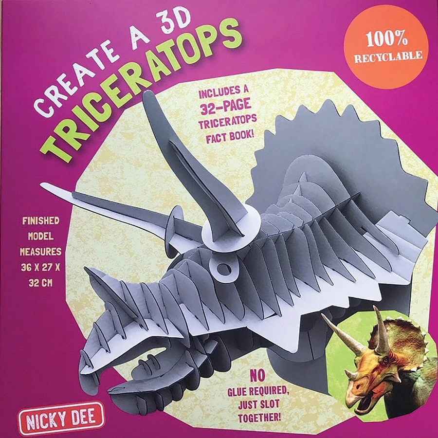 Create A 3D Triceratops