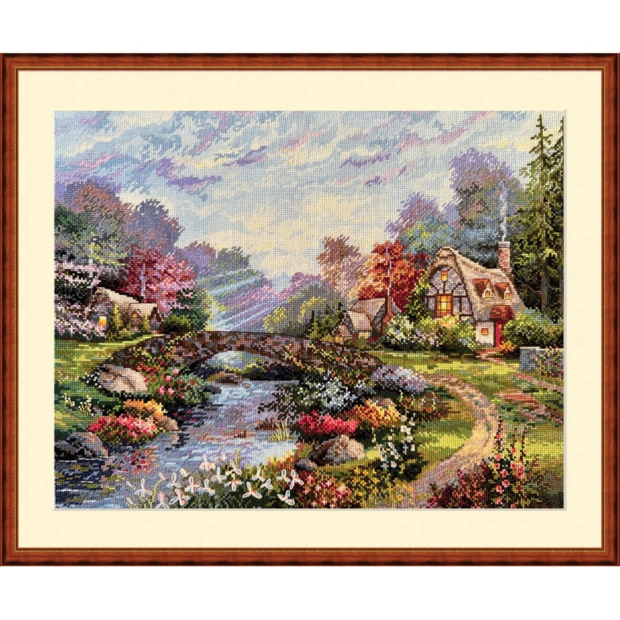 Springtime Glory Cross Stitch- Needlework