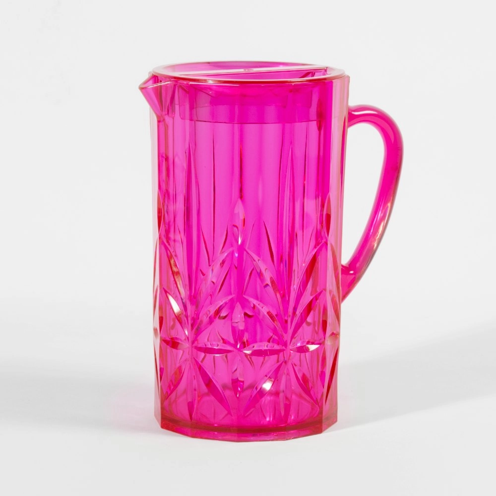 Hot Pink Acrylic Pitcher 2.5L