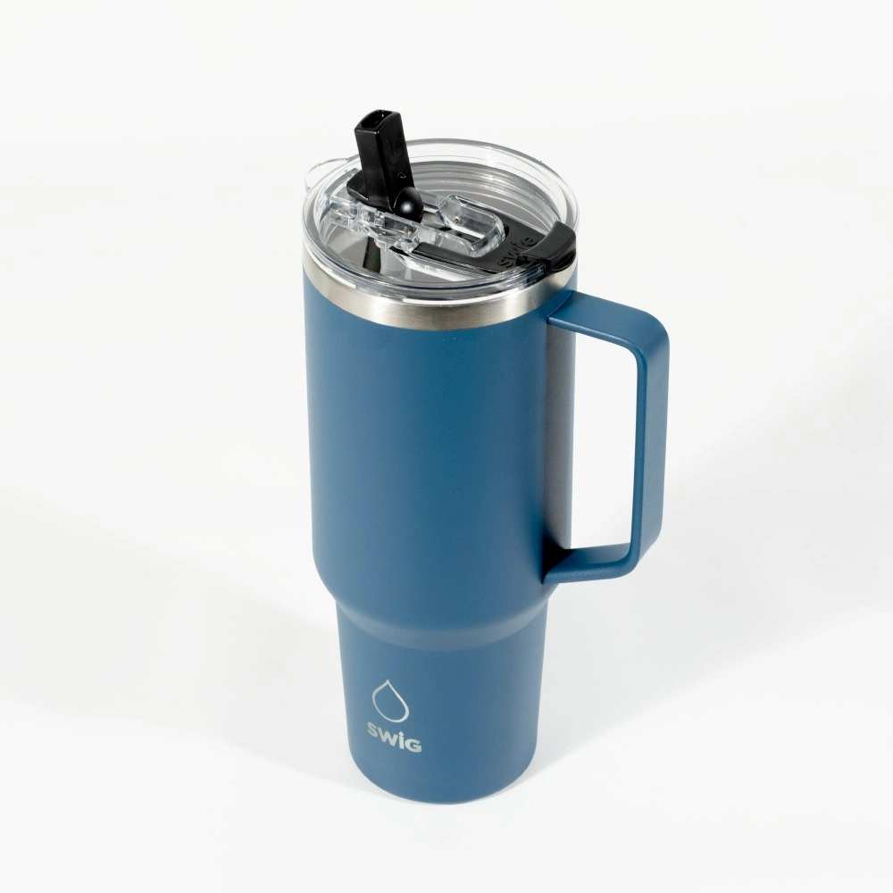 Swig Steel Blue Matte Tumbler 1200mL