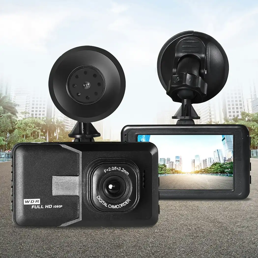 Manan Car Dash Camera Cam 1080P FHD 3"LCD Video DVR Recorder Camera 11 Languages