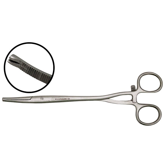 Wertheim Clamp Forceps Ward 20.5cm Curved