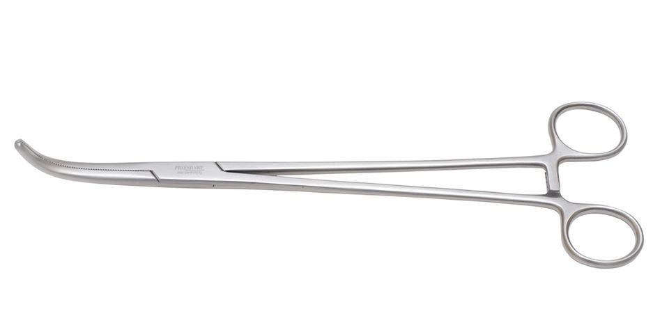 Livingstone Roberts Haemostatic Artery Forceps, 22cm, Curved, Stainless Steel, Each