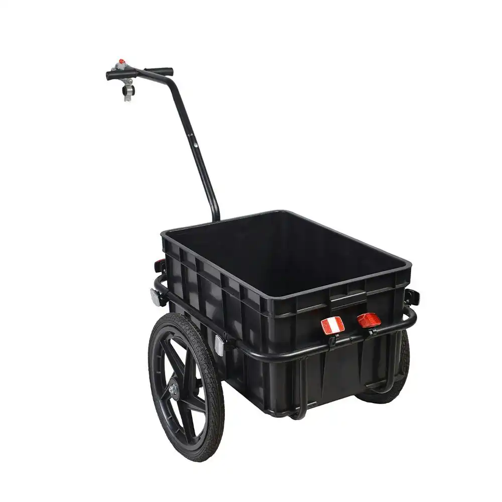 Mt Aspire Bicycle Cargo Trailer with Cart and Cover Bike Wagon Trailer 60kg