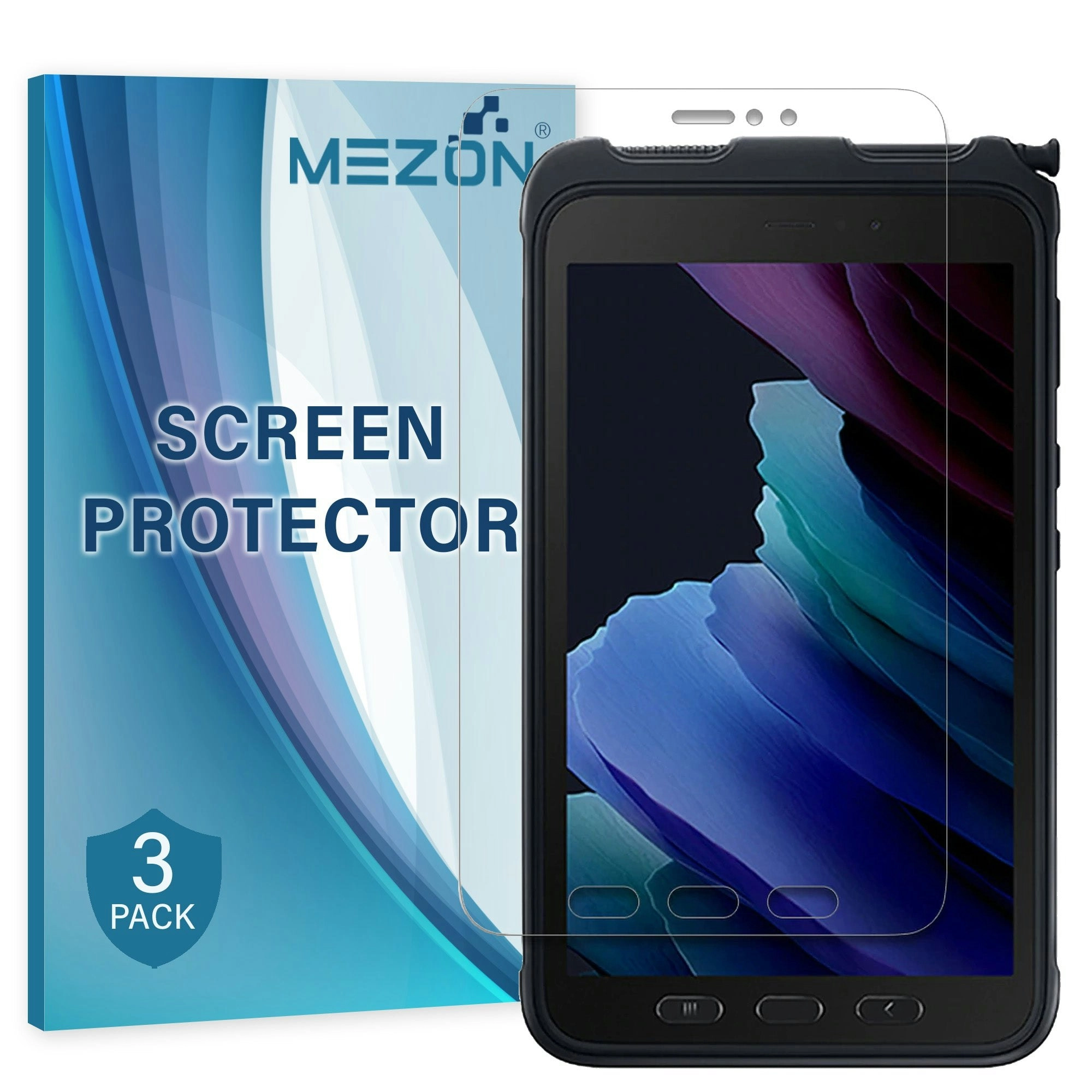 [3 Pack] MEZON Samsung Galaxy Tab Active3 8.0" Anti-Glare Matte Film Screen Protector (SM-T575, Matte)