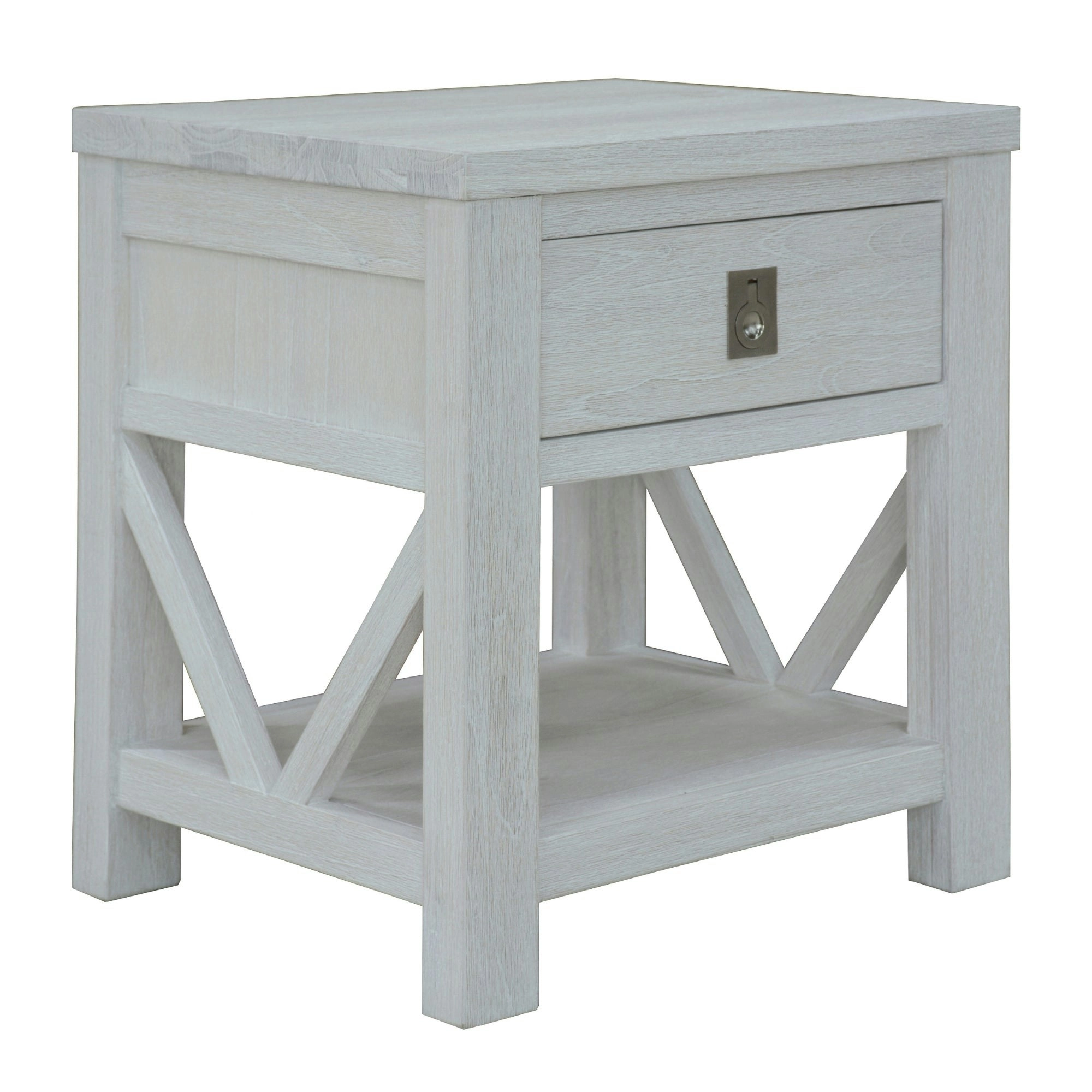 Myer Bedside Table White Wash